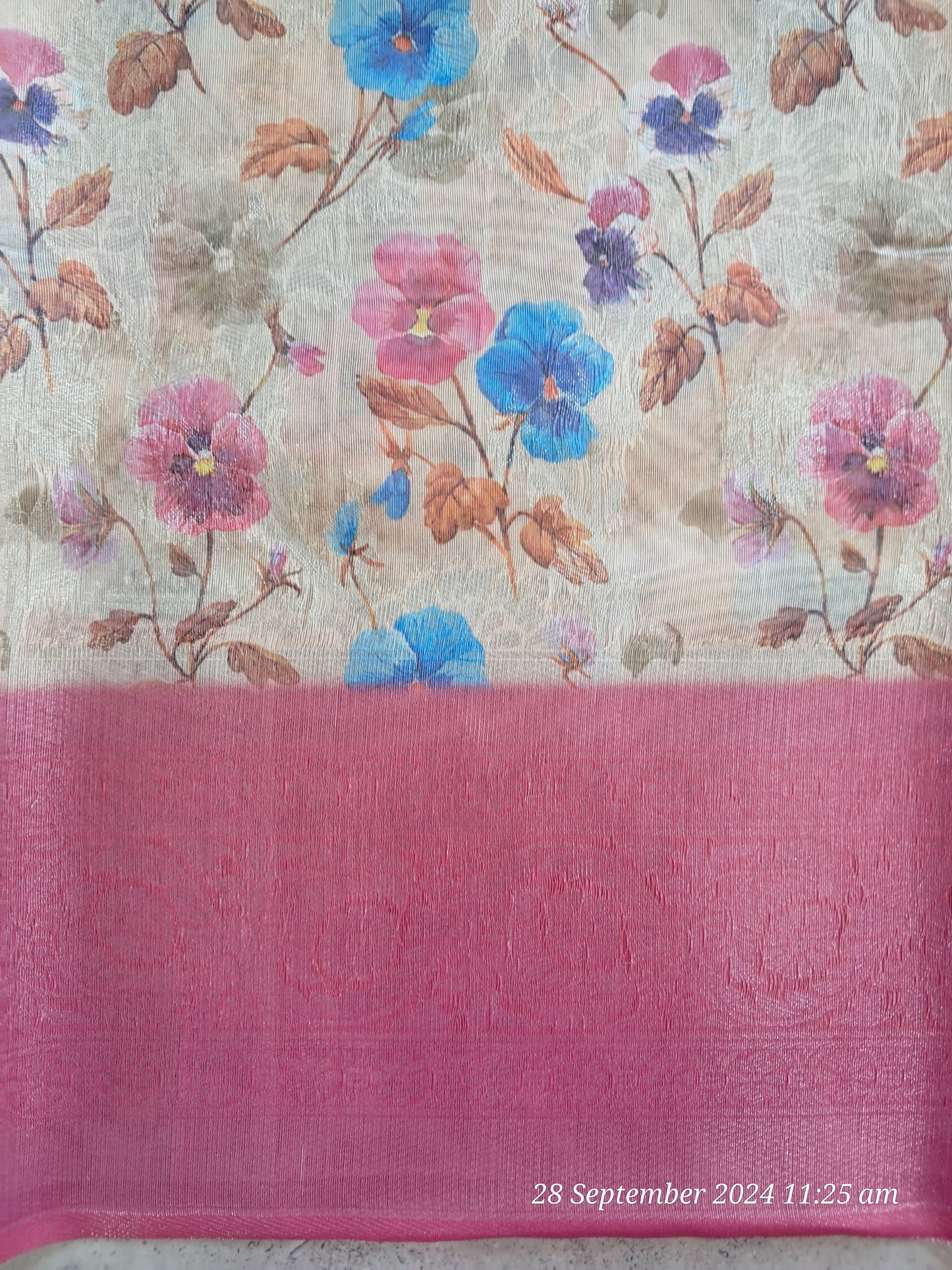 Burberry silk sarees