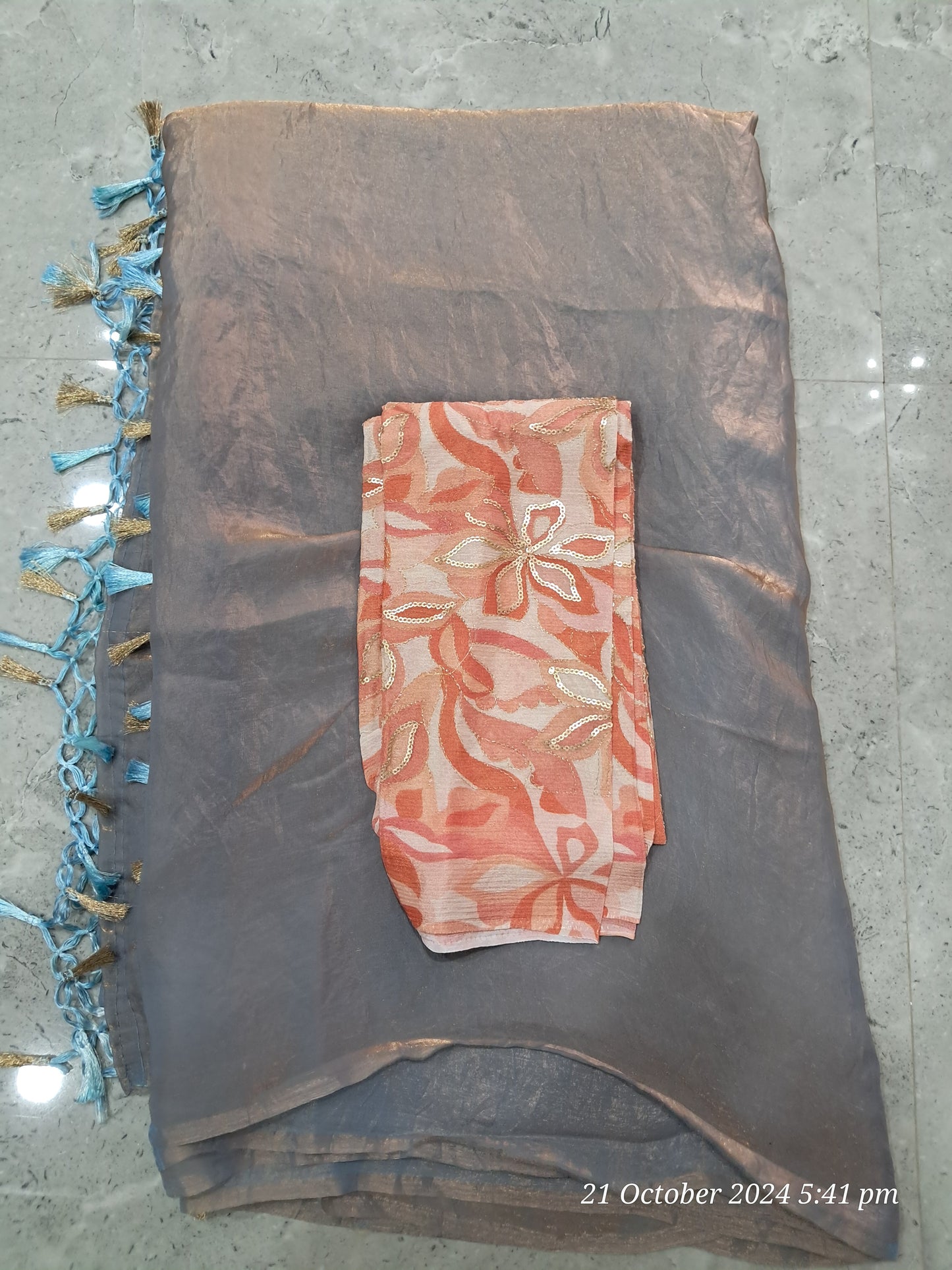 Space silk sarees