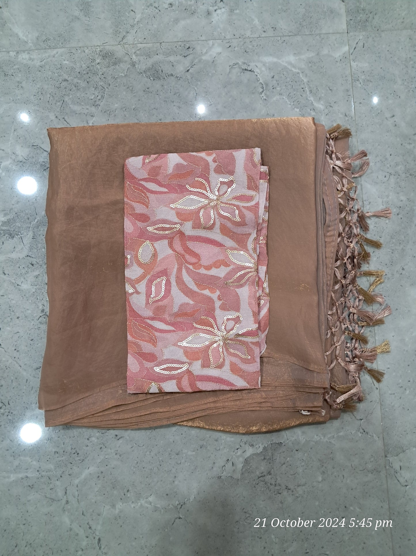 Space silk sarees
