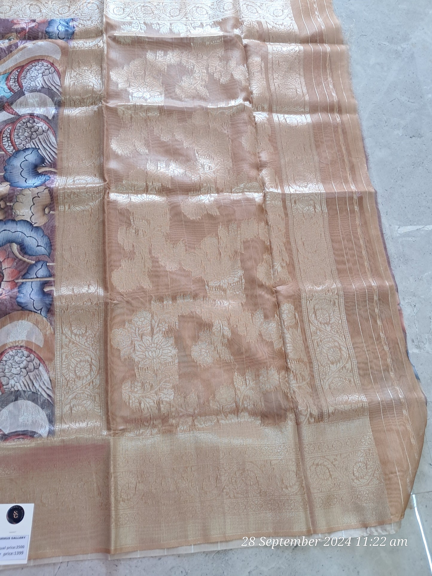 Burberry silk sarees