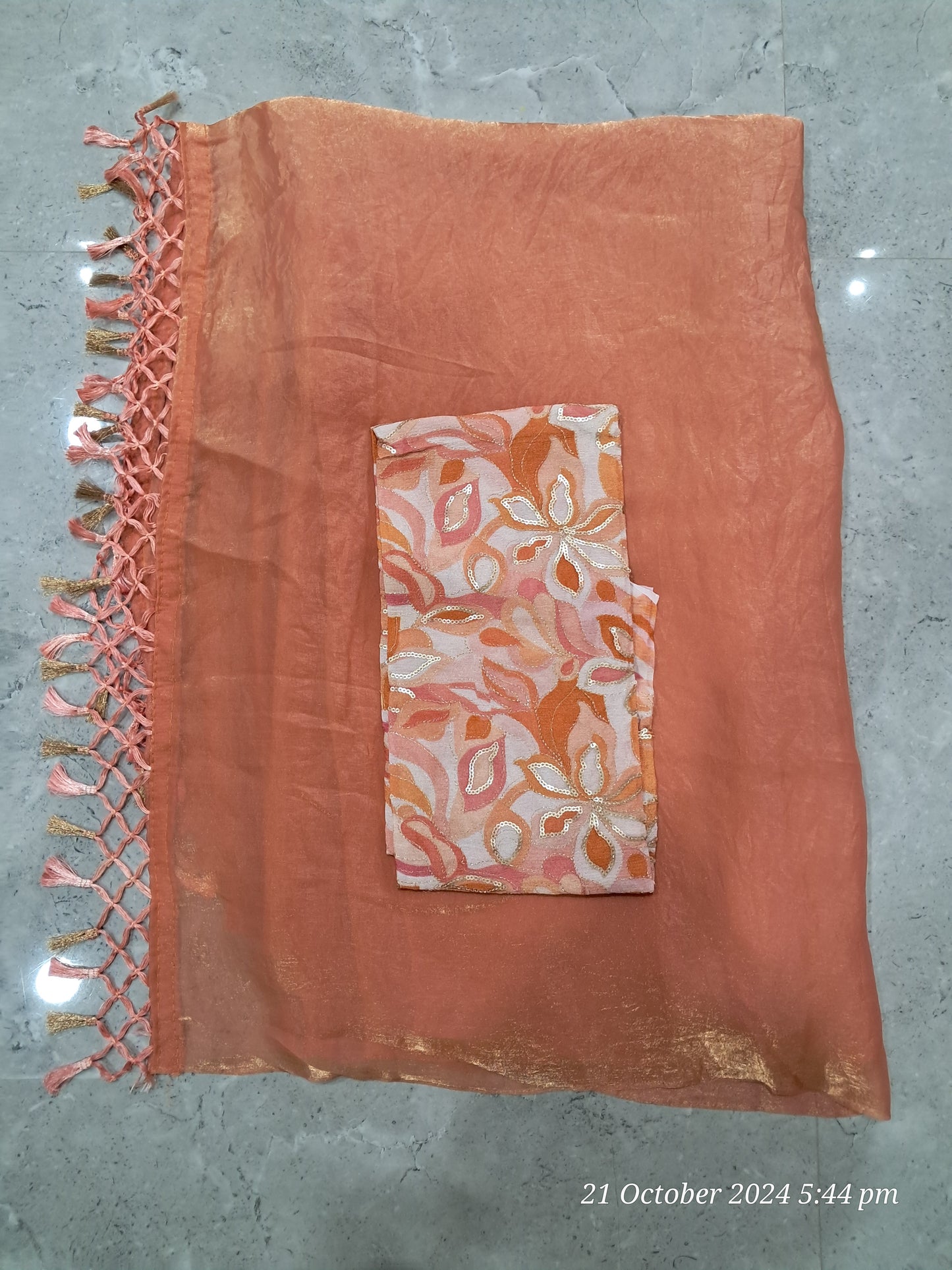 Space silk sarees