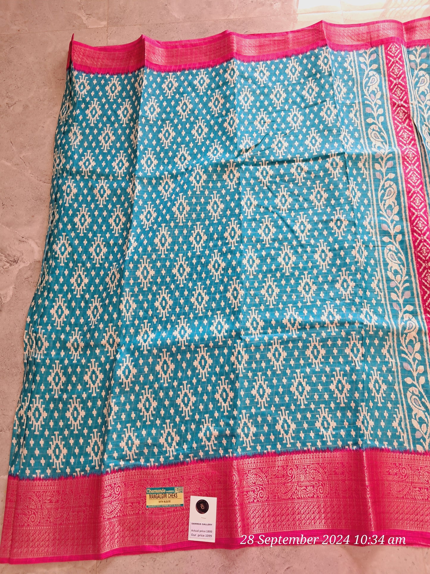 Mangalagiri checks sarees