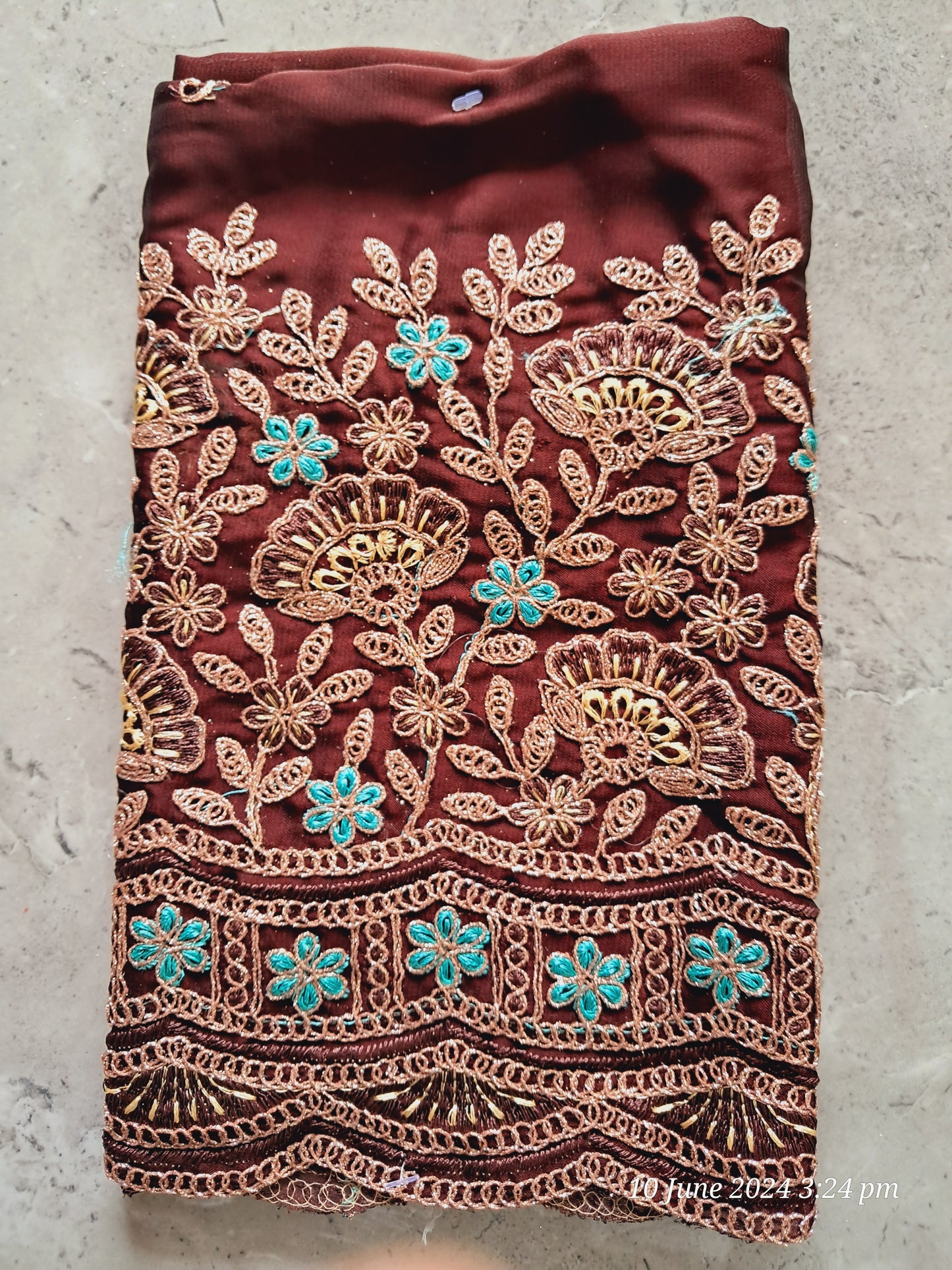 Pure crepe chiffon sarees