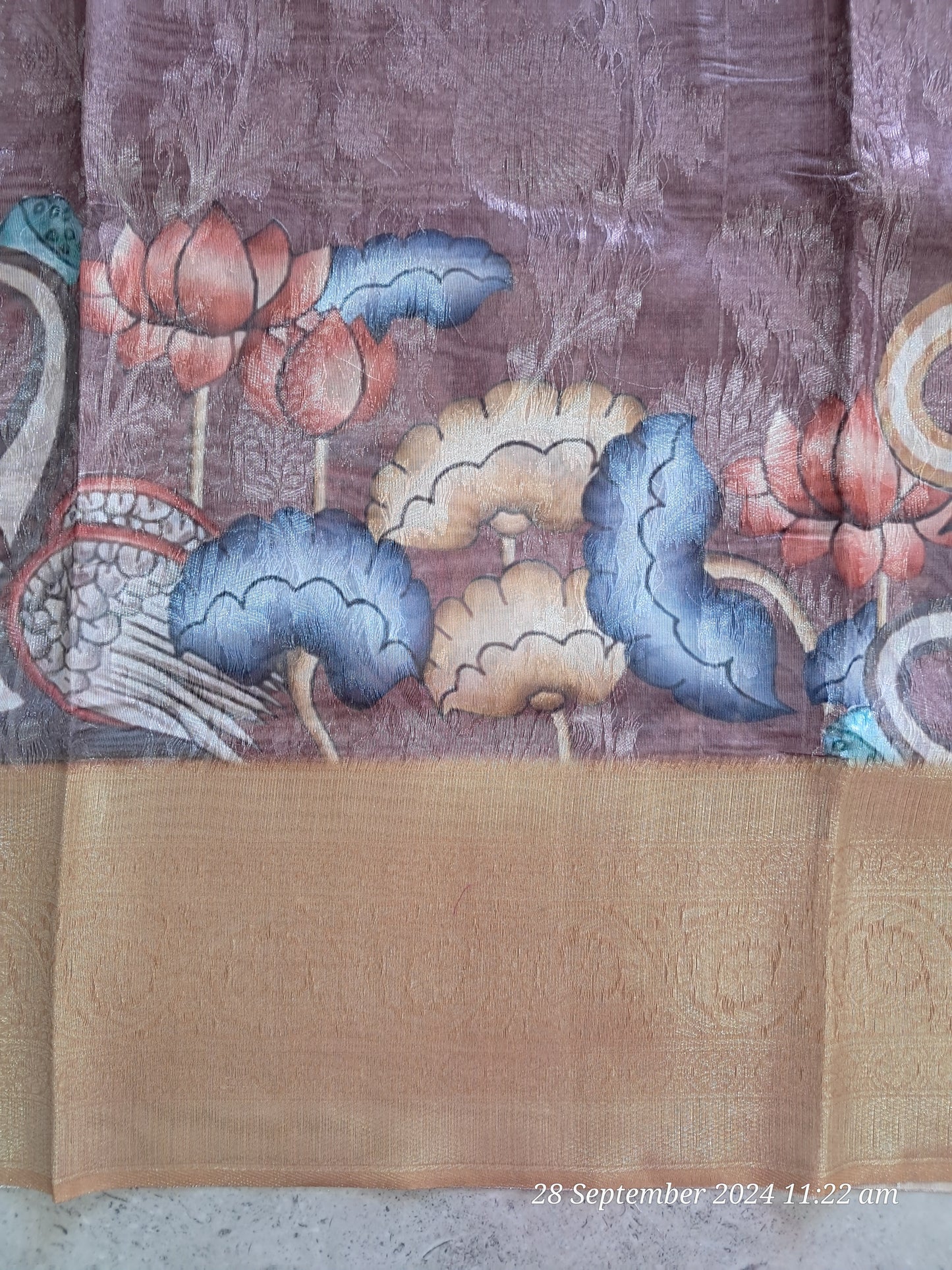 Burberry silk sarees
