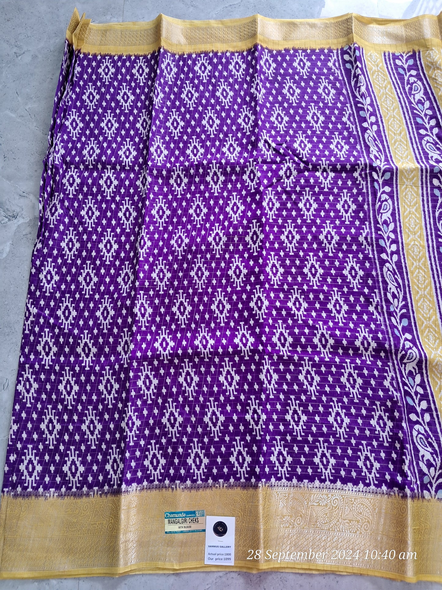 Mangalagiri checks sarees
