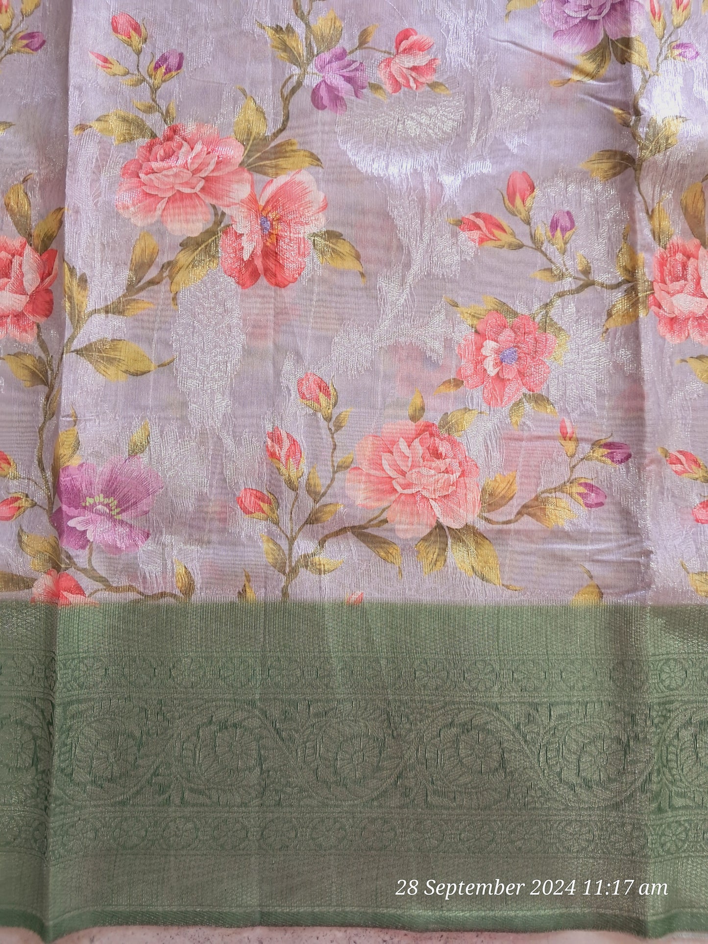 Burberry silk sarees
