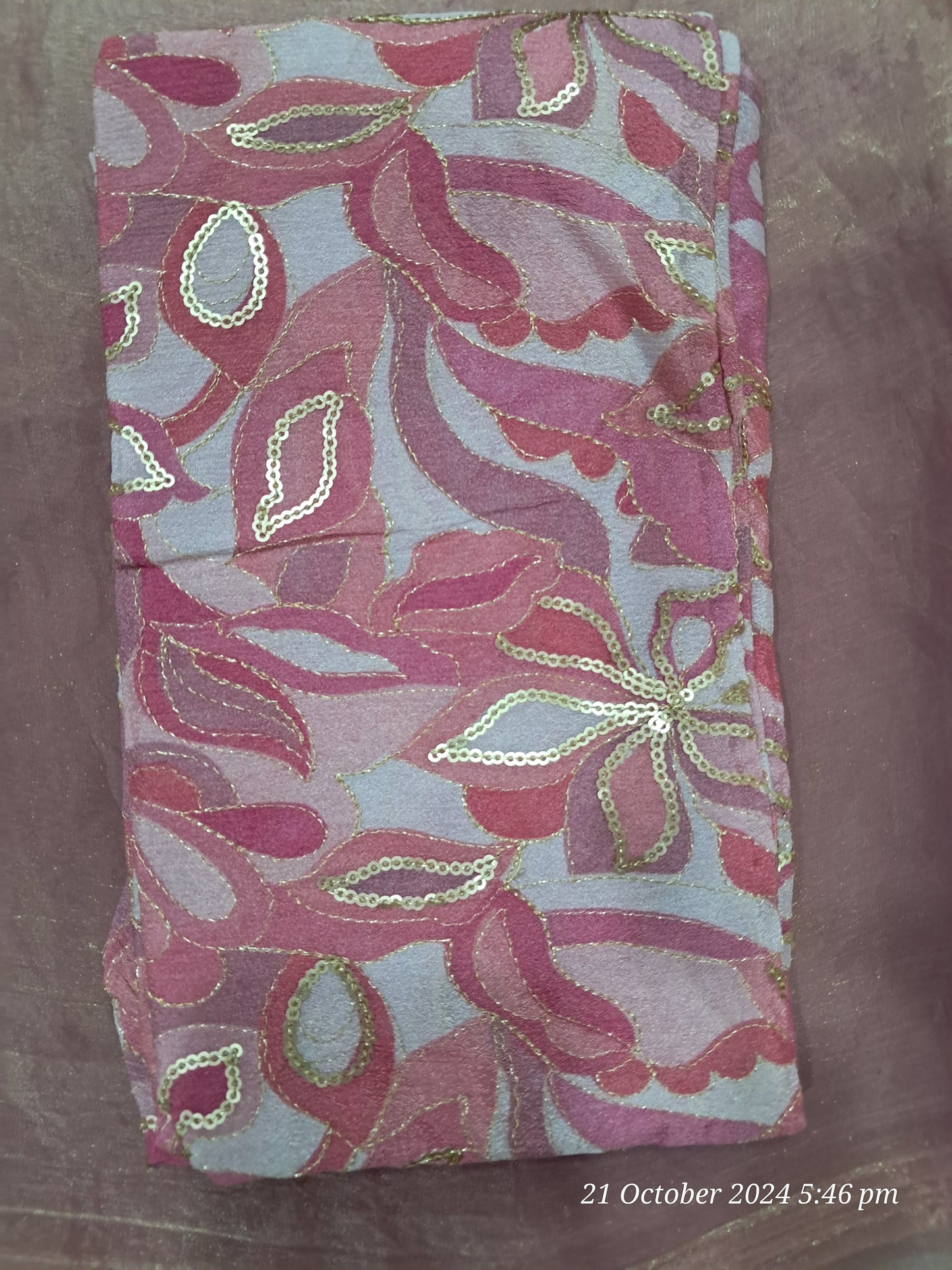 Space silk sarees