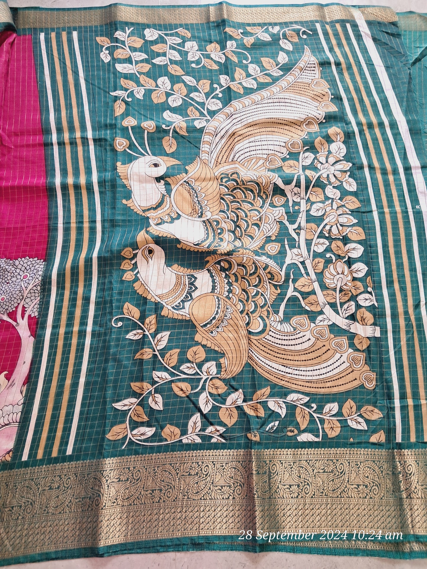 Mangalagiri checks sarees