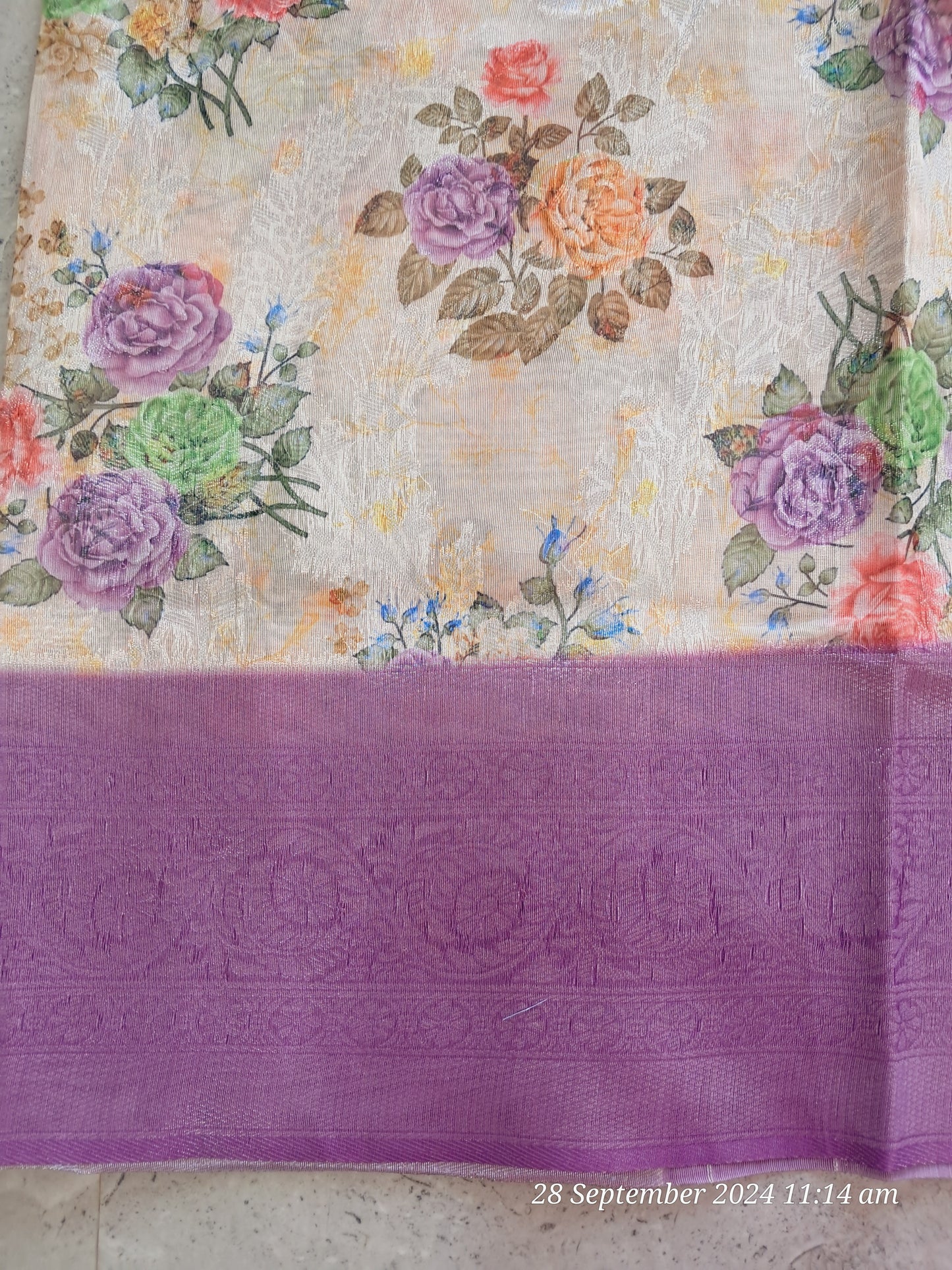 Burberry silk sarees