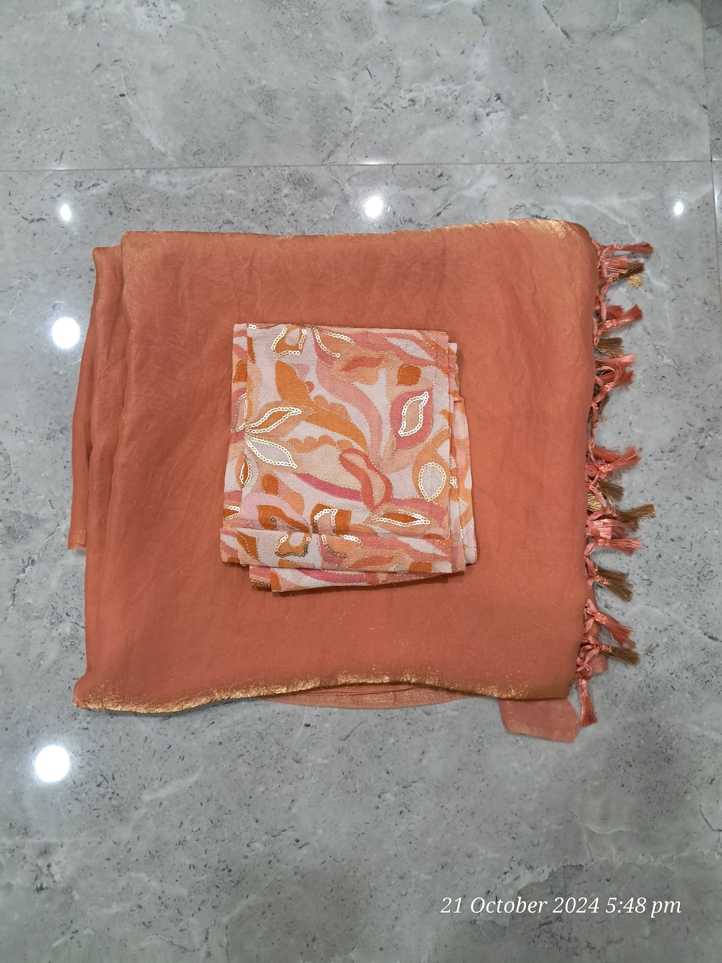 Space silk sarees