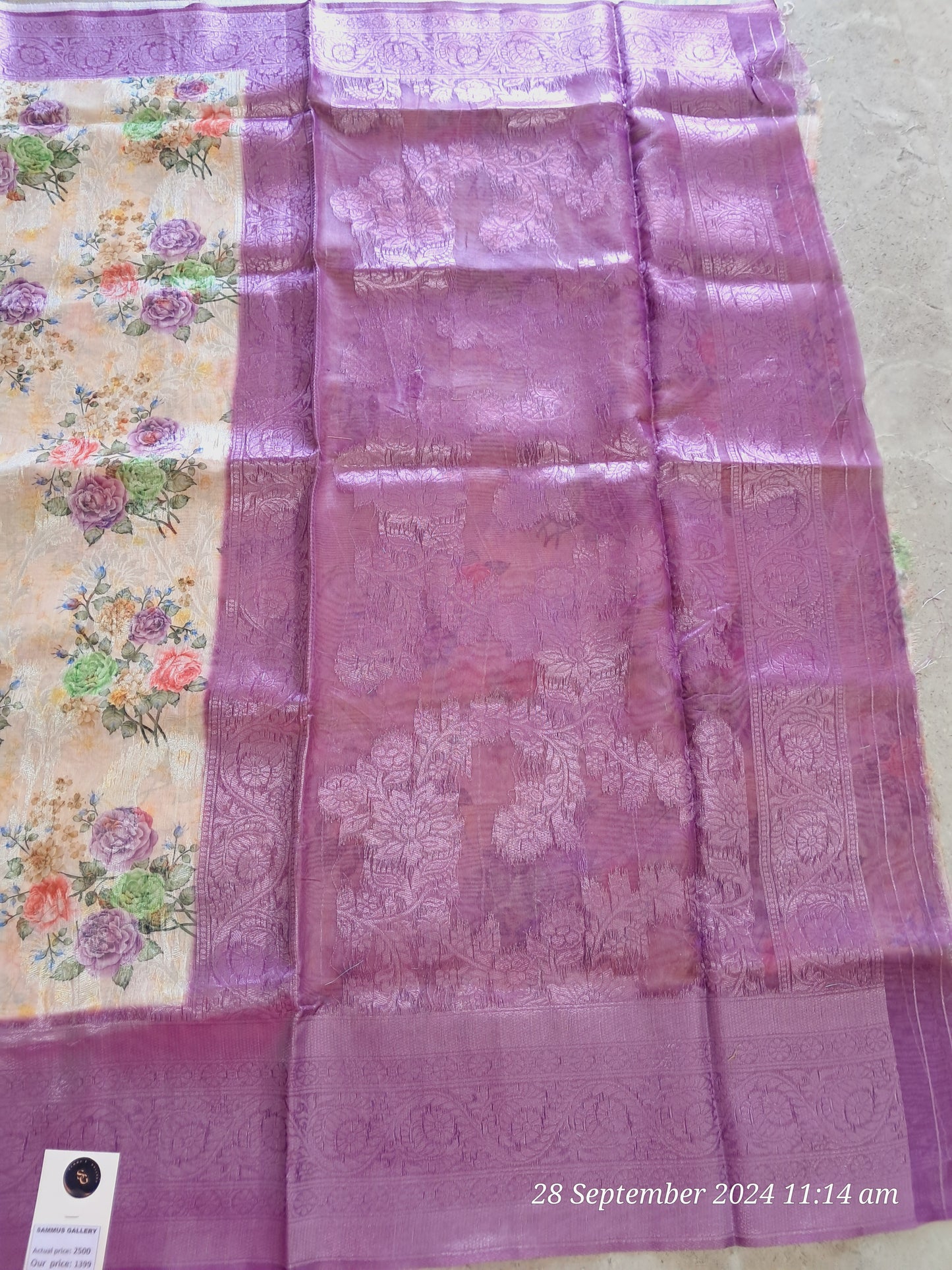 Burberry silk sarees