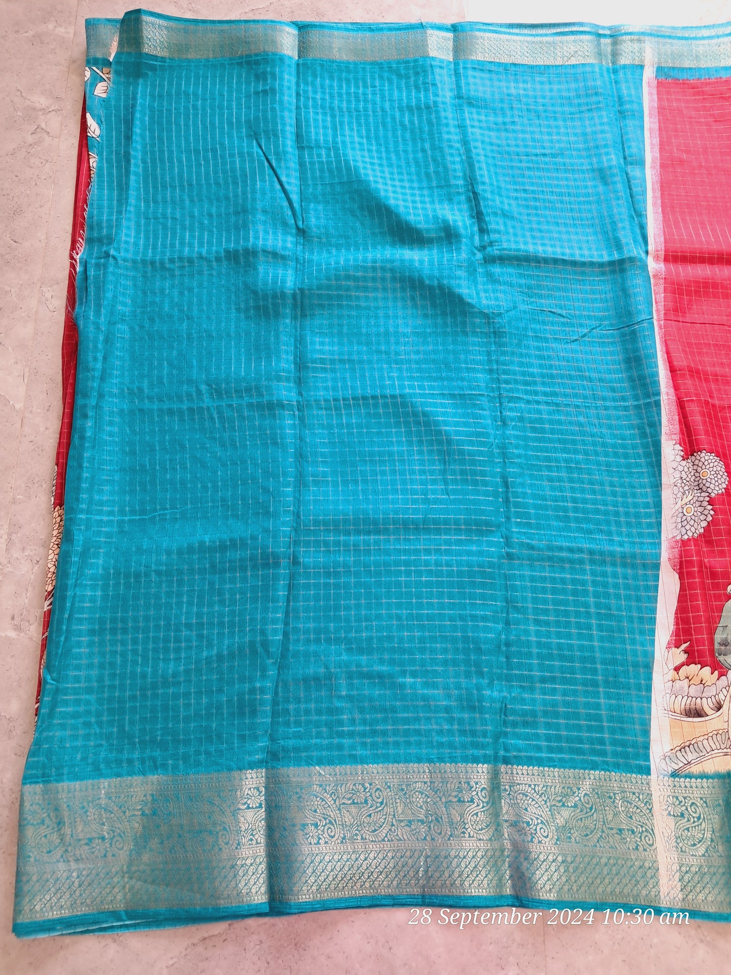 Mangalagiri checks sarees