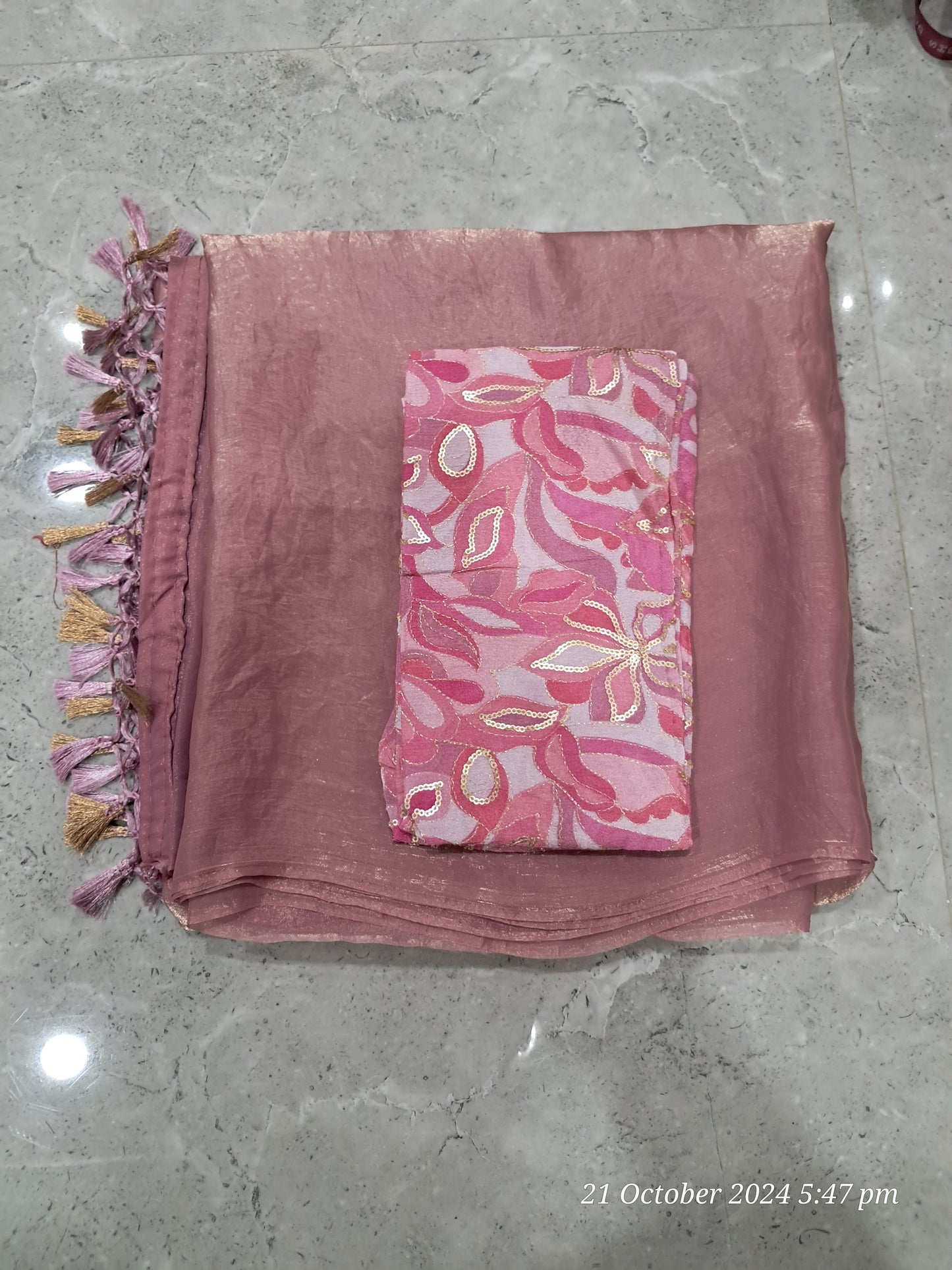Space silk sarees