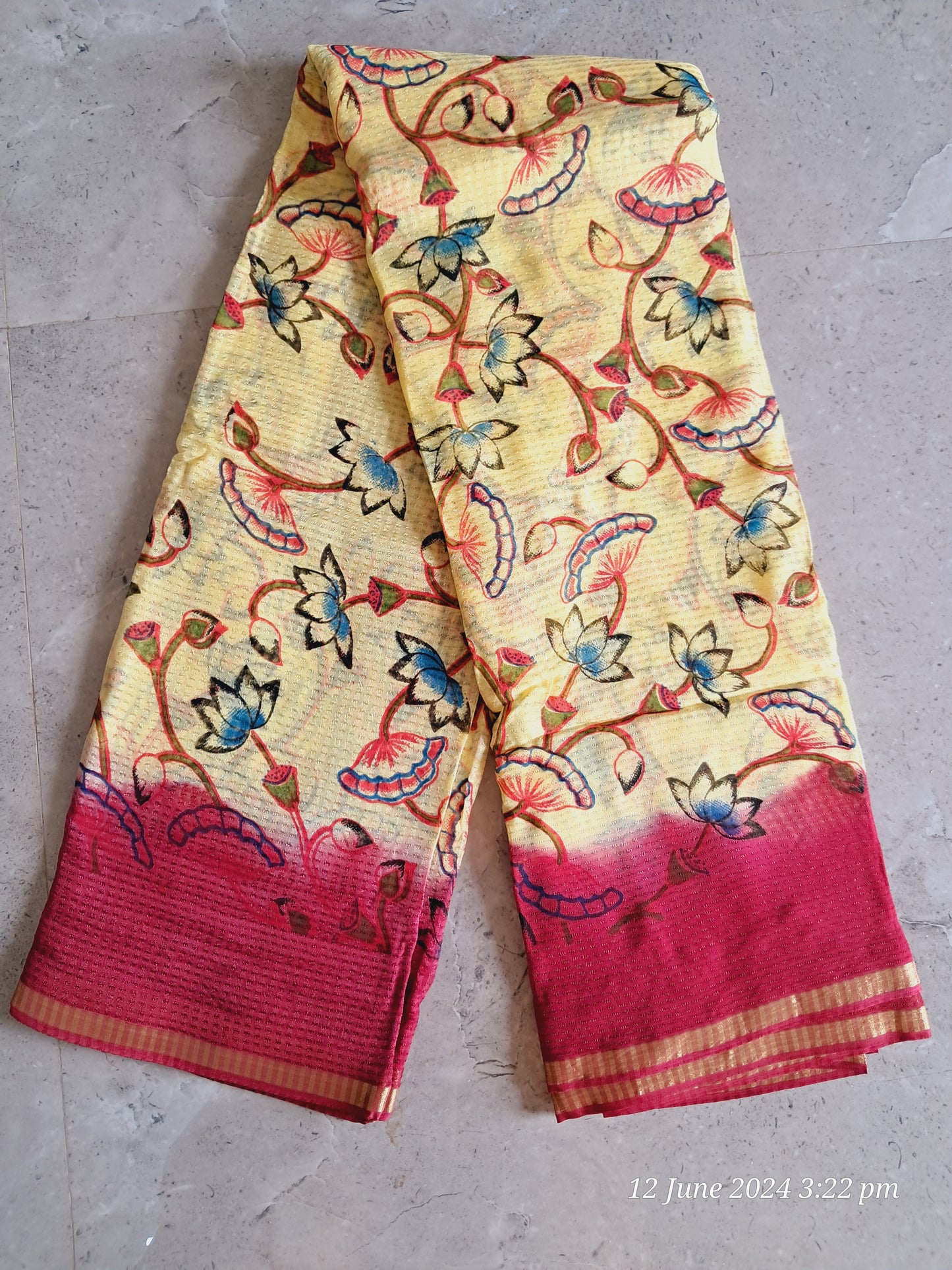 Kalamkari print sarees