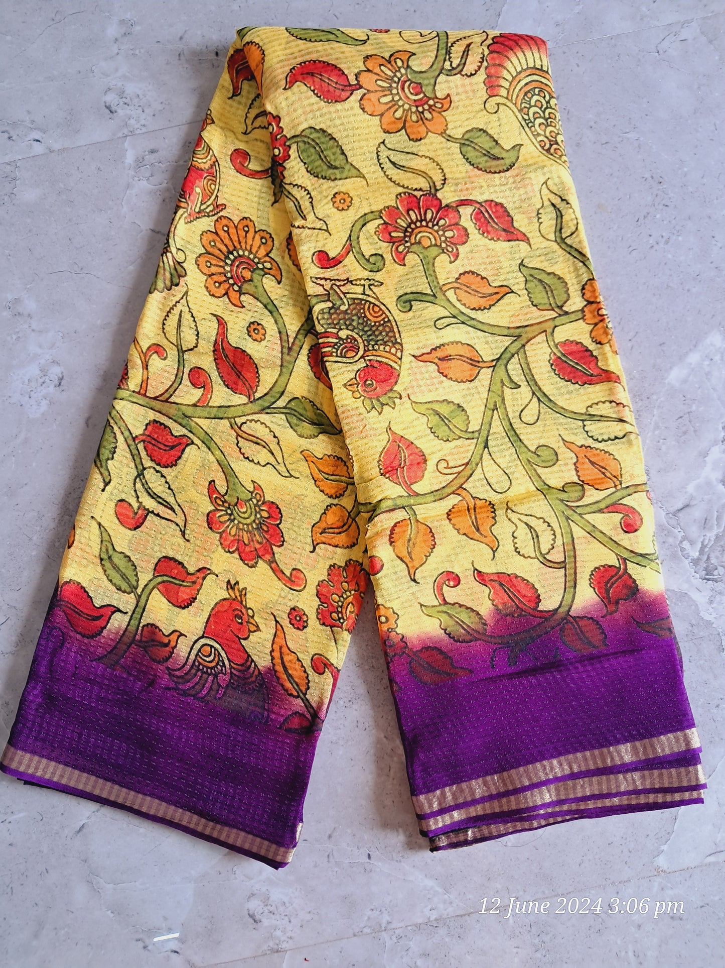 Kalamkari print sarees