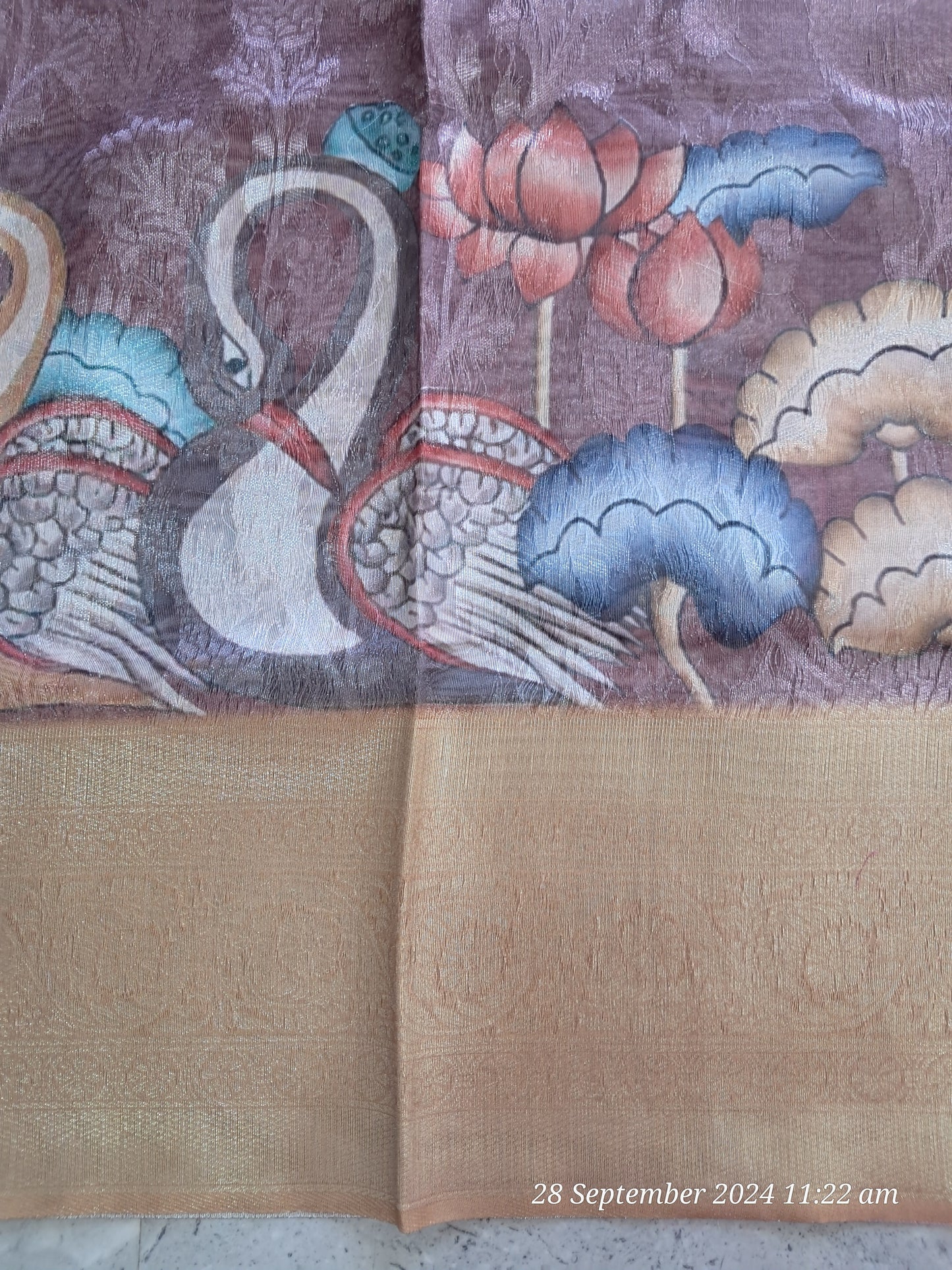 Burberry silk sarees