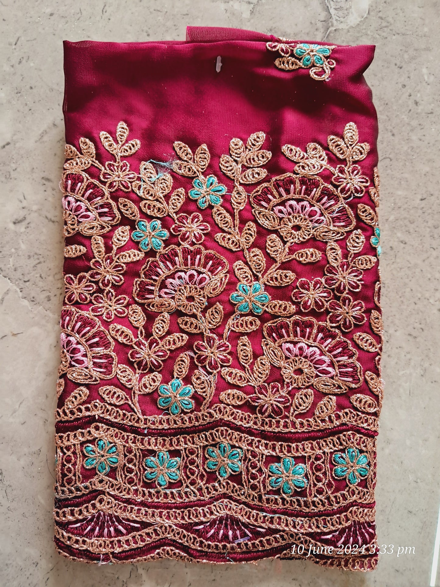 Pure crepe chiffon sarees
