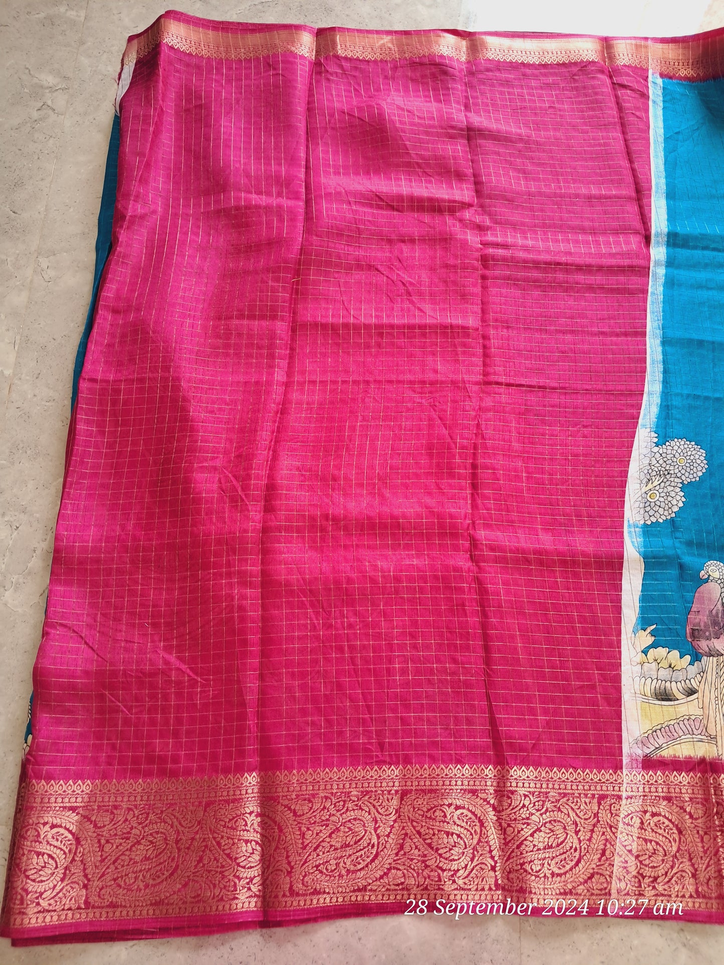 Mangalagiri checks sarees