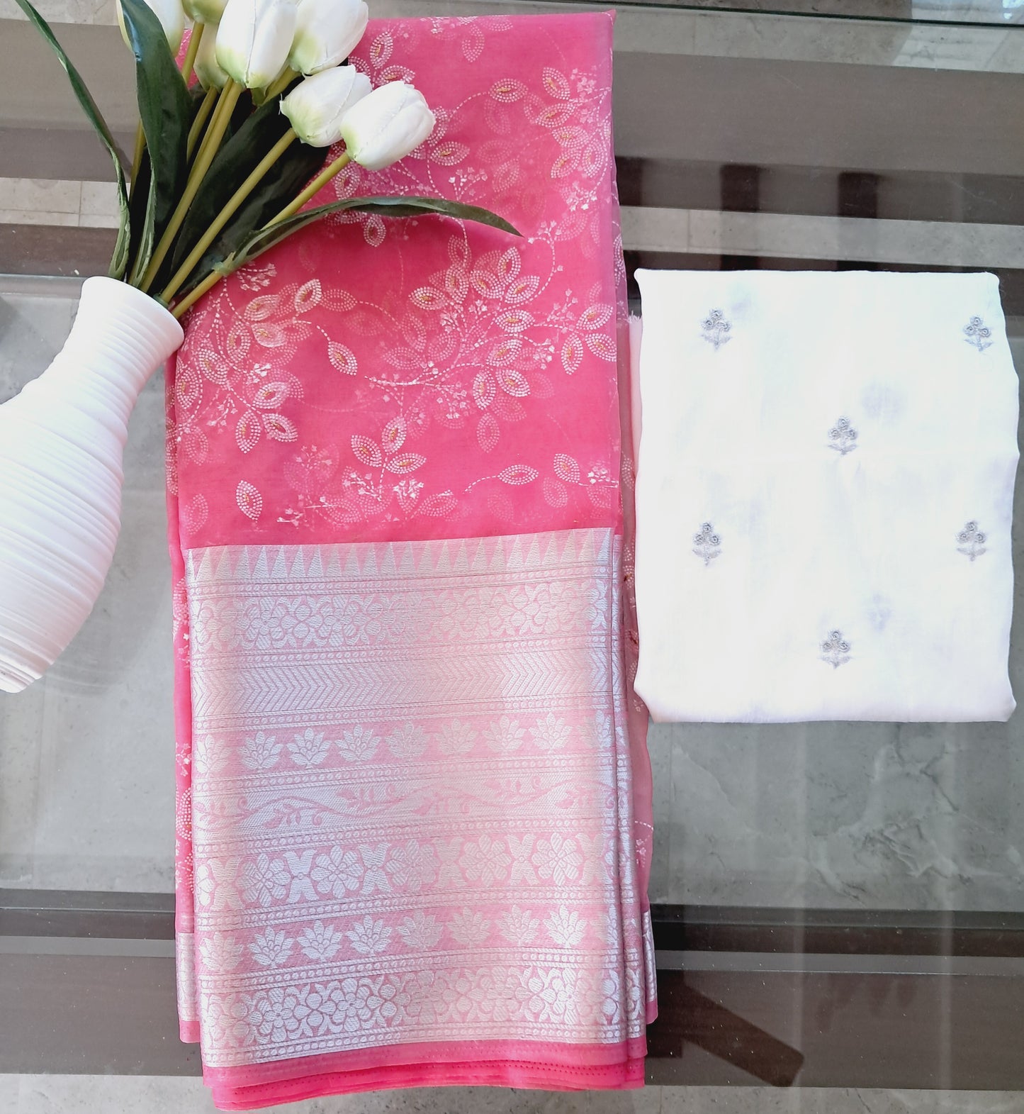 Organza saree