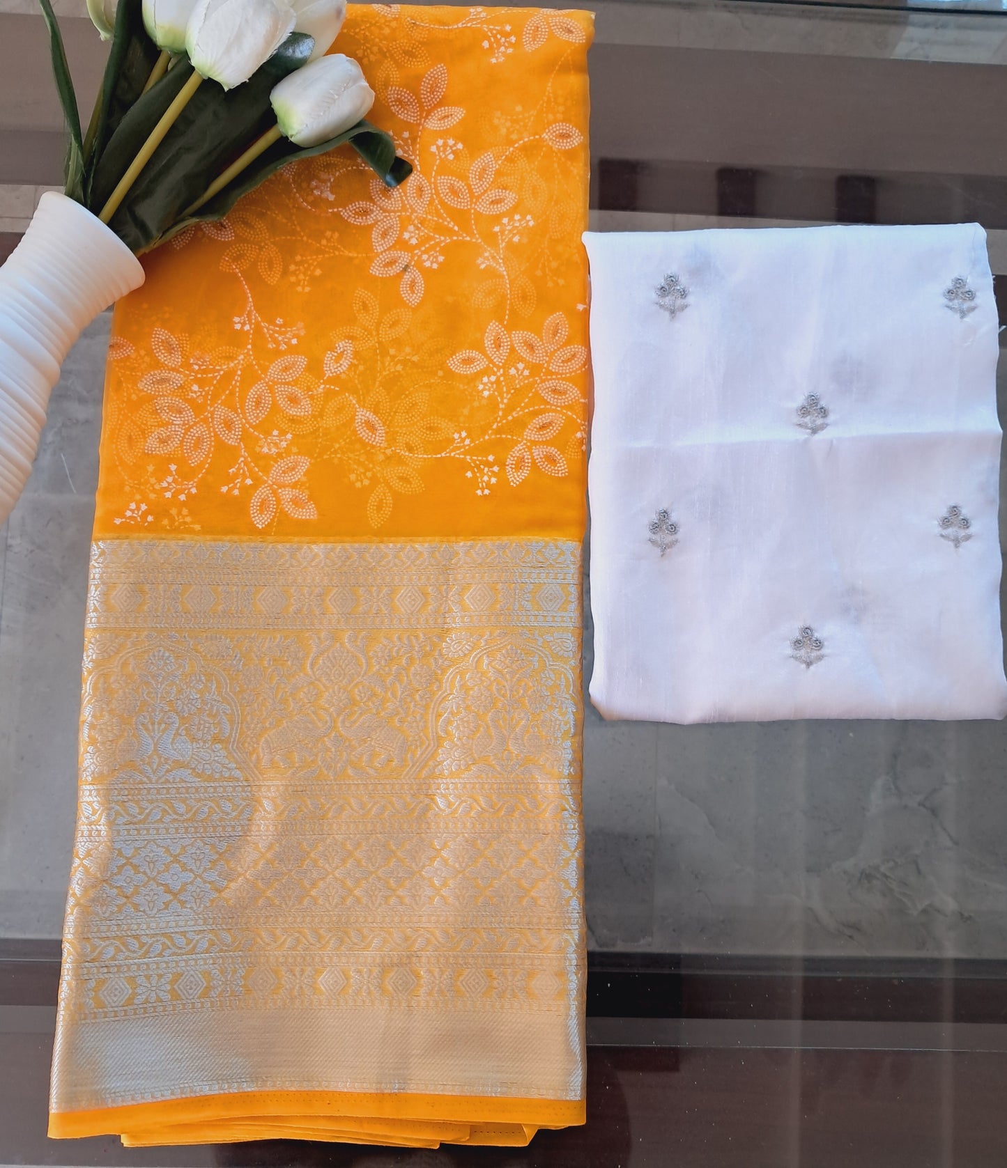 Organza saree