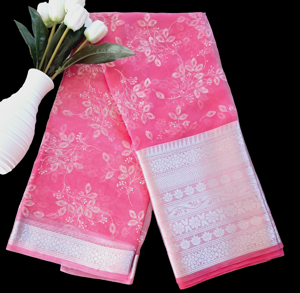Organza saree
