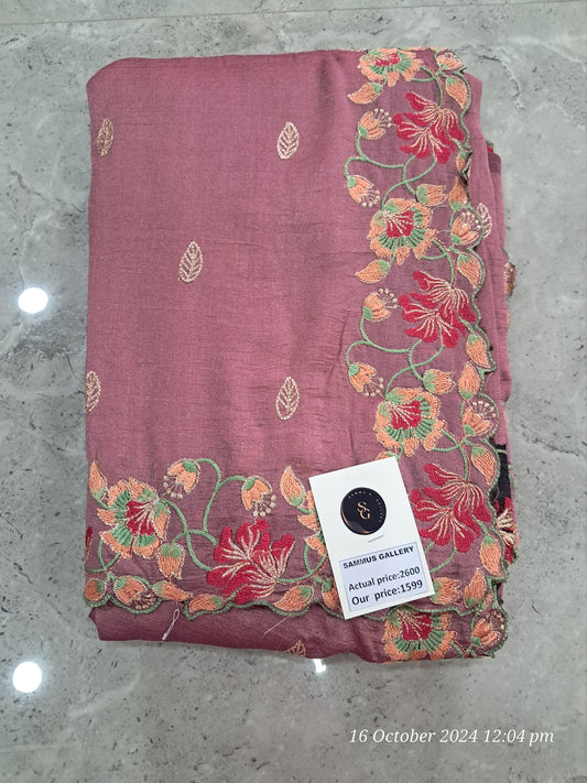 Vichitra silk sarees