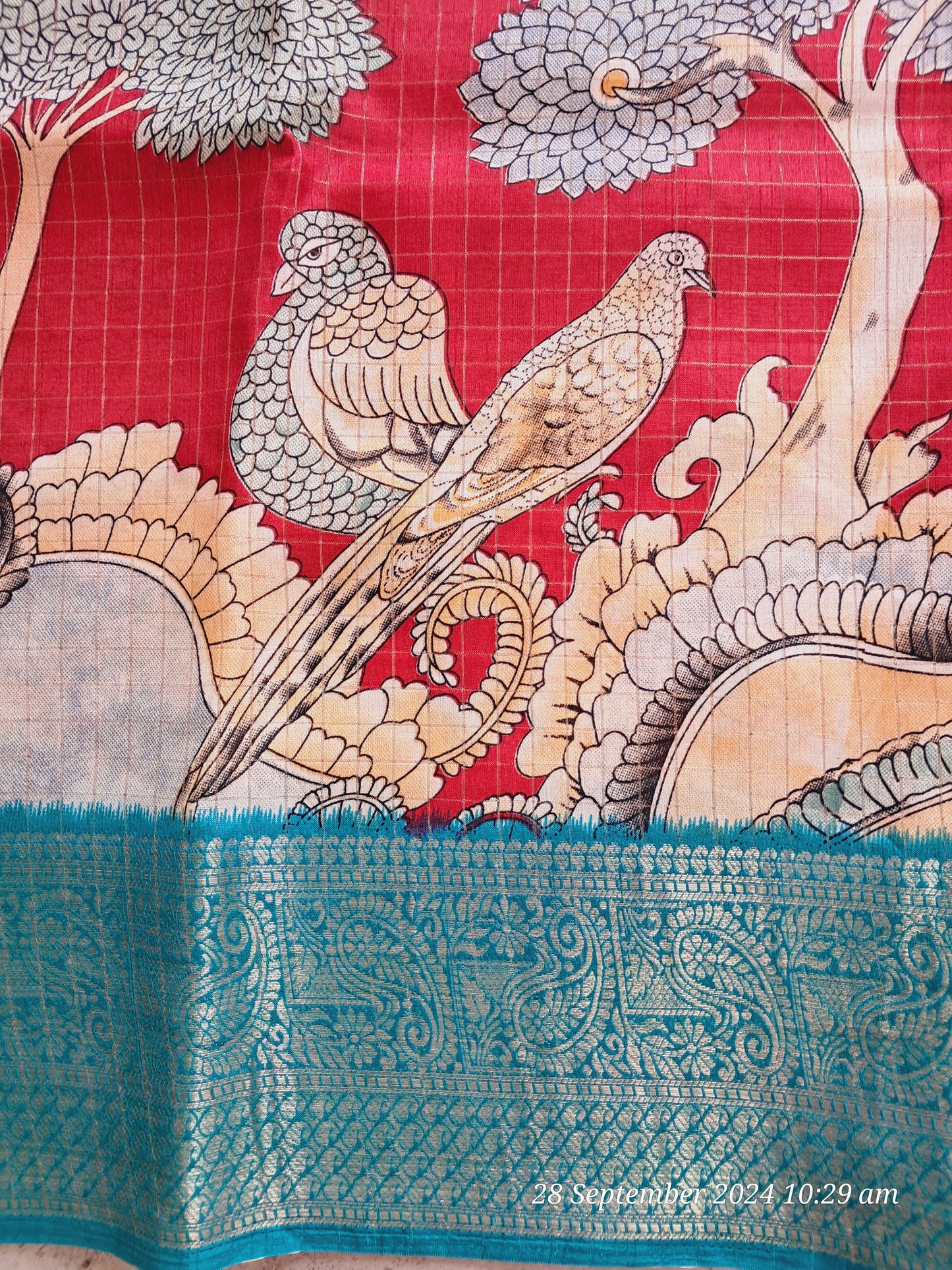 Mangalagiri checks sarees