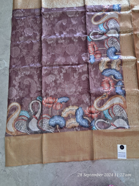 Burberry silk sarees