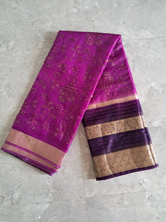 Embroidery Work sarees
