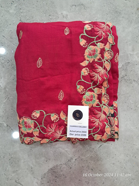 Vichitra silk sarees
