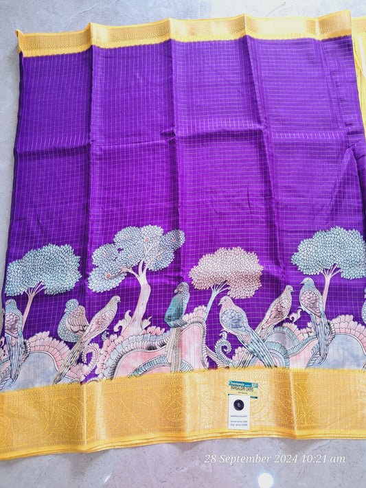 Mangalagiri checks sarees